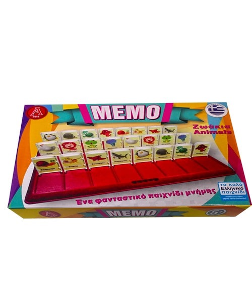 Εκπαιδευτικό παιχνίδι memo ζωάκια Argy toys 0802