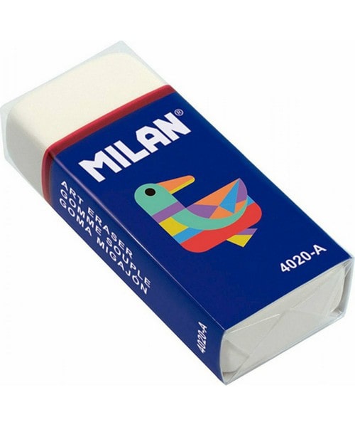 Γόμα λευκή Milan Animal 4020Α 5 σχέδια