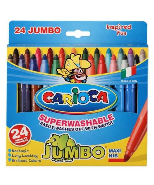 Μαρκαδόροι Carioca Jumbo Superwashable 