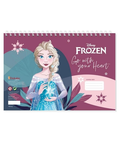 Μπλοκ Ζωγραφικής Frozen 2 A4 30φ 2 σχέδια