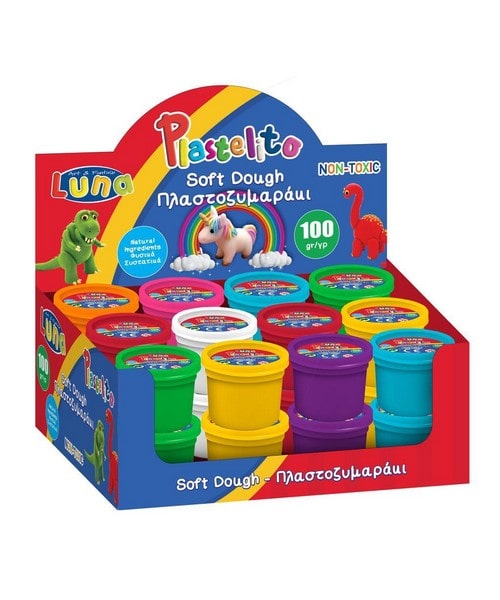 Πλαστοζυμαράκι Luna Toys 100gr 6 χρώματα
