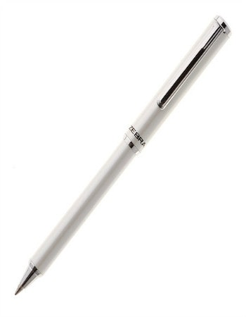 πτυσσόμενο μεταλλικό στυλό Zebra SL-F1 Mini λευκό