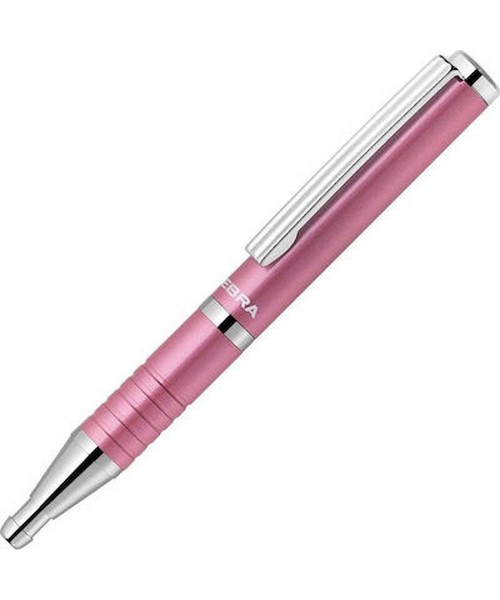 Πτυσσόμενο μεταλλικό στυλό Zebra SL-F1 Slide ροζ