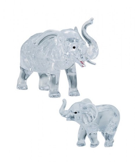 3D Crystal Puzzle 2 ελέφαντες