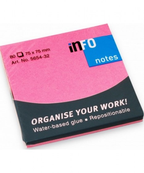 Αυτοκόλλητα Χαρτάκια Info Notes Fluo 80Φ