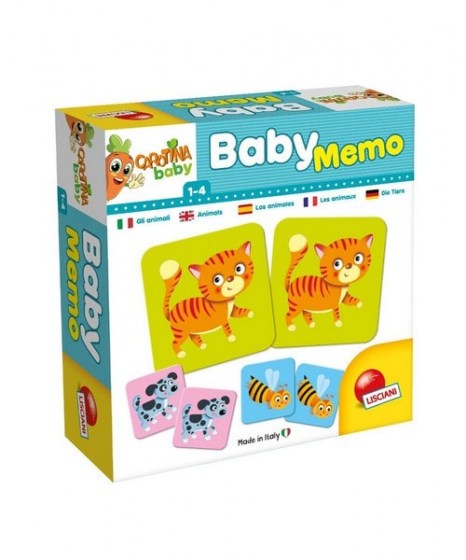 Εκπαιδευτικό παιχνίδι Carotina Baby Memo Ζώα 
