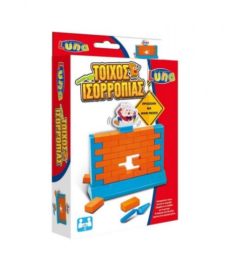επιτραπέζιο παιχνίδι ισορροπίας Luna Toys Τουβλάκια 621592