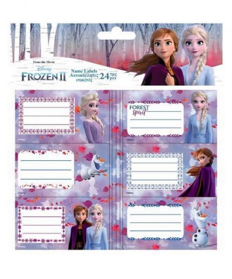 Ετικέτες Puffy Frozen 2 24 τεμ