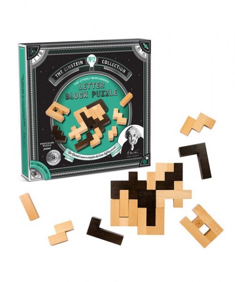 Γρίφος Einsteins Letter Block Puzzle Professor Puzzle