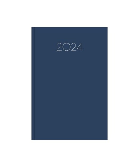 Ημερήσιο Ημερολόγιο 2024 Simple 21x29 σκούρο μπλε
