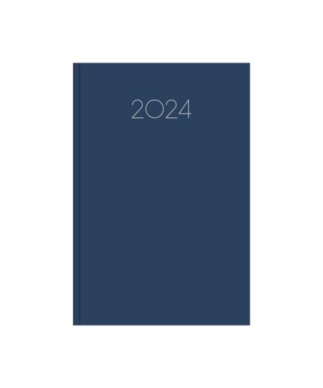 Ημερήσιο Ημερολόγιο 2024 Simple 21x29 σκούρο μπλε