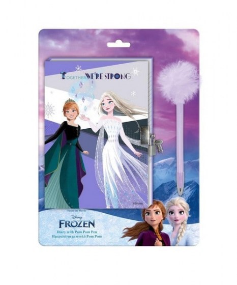 ημερολόγιο κλειδαριά στυλό Pom Pom Frozen