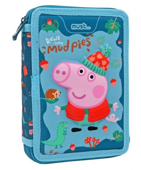 Κασετίνα διπλή γεμάτη Must George Pig Mudpies 482703