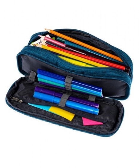 Κασετίνα Polo Duo Box Pencil Case Jean πετρόλ 937004-5400