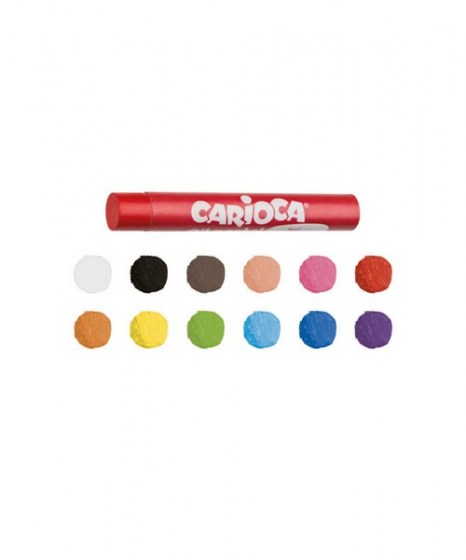 κραγιόν λαδοπαστέλ Carioca 12 χρώματα 
