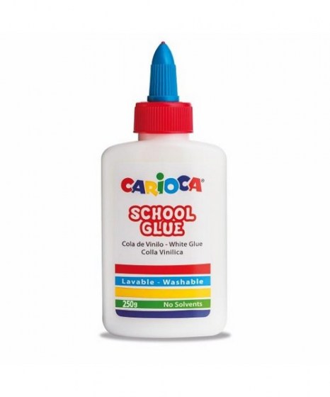 λευκή κόλλα βινυλλίου Carioca School Glue 250gr