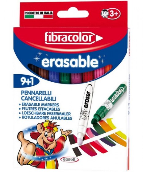 Μαρκαδόροι μαγικοί Fibracolor Magic 9 1 χρώματα