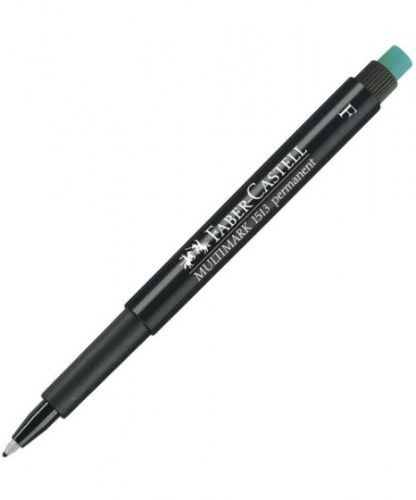 Μαρκαδόρος Faber Castell Multimark 1513 F Μαύρος