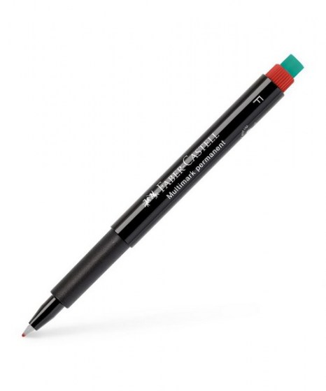 Μαρκαδόρος Faber Castell Multimark F 151321 κόκκινος