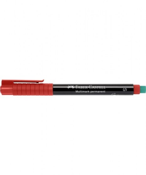 Μαρκαδόρος Faber Castell Multimark S 1523 κόκκινος