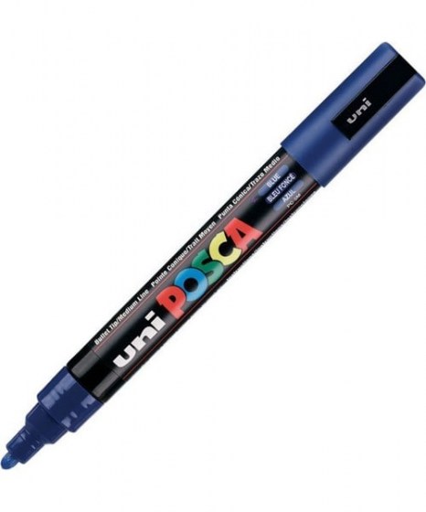 Μαρκαδόρος Uni Posca Medium PC-5M μπλε