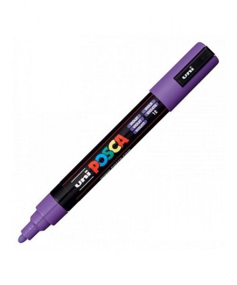 Μαρκαδόρος Uni Posca PC-5M Medium Βιολετί
