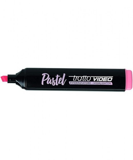 μαρκαδόρος υπογράμμισης Tratto Video Pastel Pink Grapeftuit