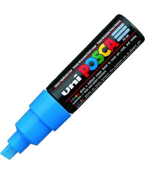 Μαρκαδόρος Ζωγραφικής Uni Posca Chisel tip PC-8KT