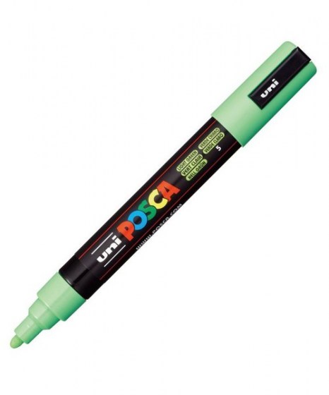 μαρκαδόρος ζωγραφικής Uni Posca Medium PC-5M ανοιχτό πράσινο