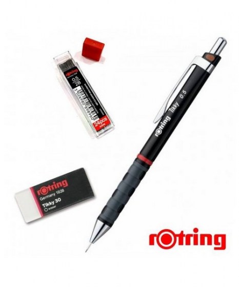 Μηχανικό μολύβι Rotring C-code Tikky Promo set 0.5 μαύρο