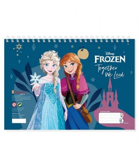 Μπλοκ Ζωγραφικής Frozen 2 A4 30φ 2 σχέδια