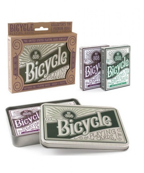 σετ δώρου τράπουλες Bicycle Retro Tin Gift Set