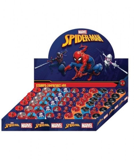 Σφραγίδες Spiderman 10 σχέδια 