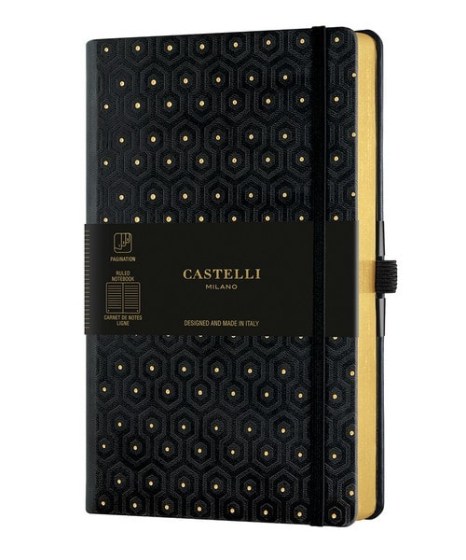 Σημειωματάριο Castelli Milano C G Honeycomb Gold M