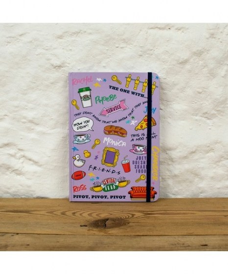 Σημειωματάριο Friends A5 Casebound Notebook Icons