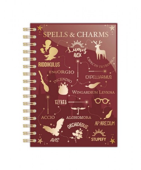 Σημειωματάριο Harry Potter Wiro Notebook Spells Charms 