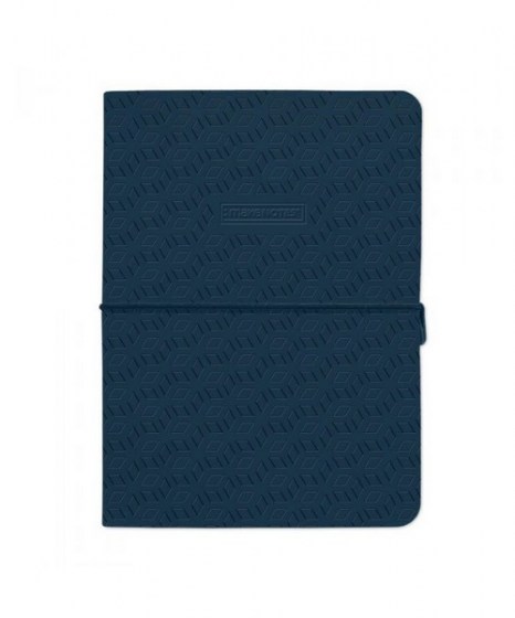 Σημειωματάριο Make Notes One Colour Navy Stich A5