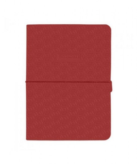 Σημειωματάριο Make Notes One Colour Red Stich A5