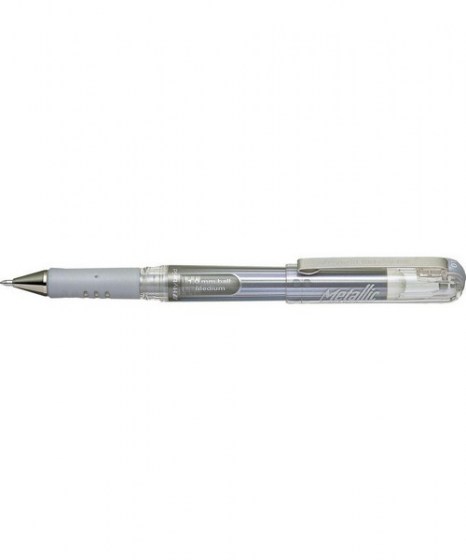 Στυλό Pentel Hybrid Gel Metallic K230Z Ασημί