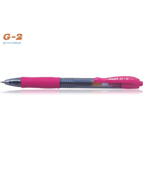 Στυλό Pilot G-2 0.7mm ροζ