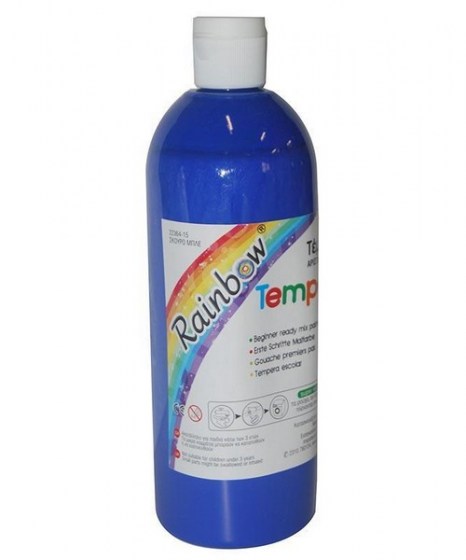 Τέμπερα Σκούρο Μπλε Rainbow 500ml