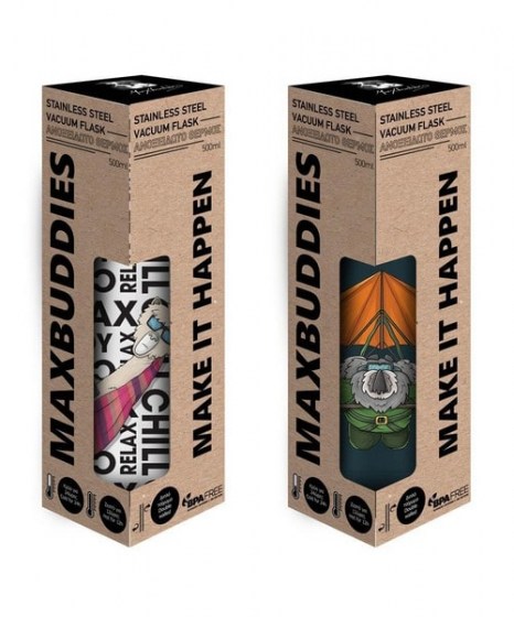 Θερμός Ανοξείδωτο Maxbuddies 500ml 000401536 