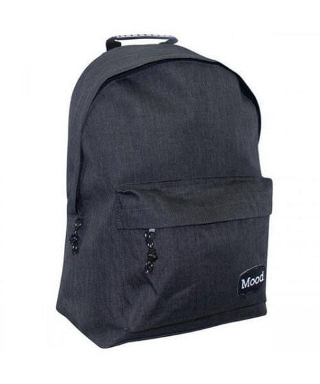 Τσάντα πλάτης Mood Sigma γκρι σκούρο τζιν 580436