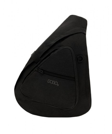 τσάντα πλάτης τριγωνική Polo Tricross μαύρη 907960-2100
