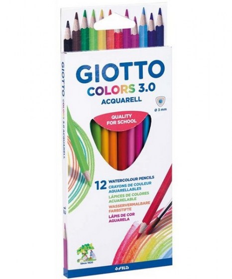 ξυλομπογιές ακουαρέλας Giotto Colors