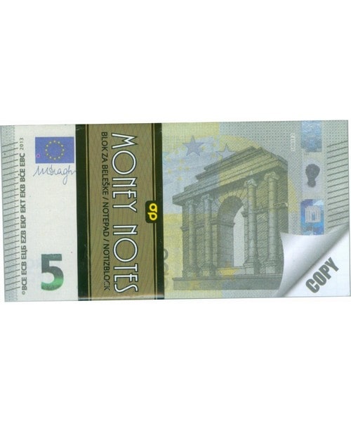Σημειωματάριο Money Notes 5€ (μπλοκάκι)