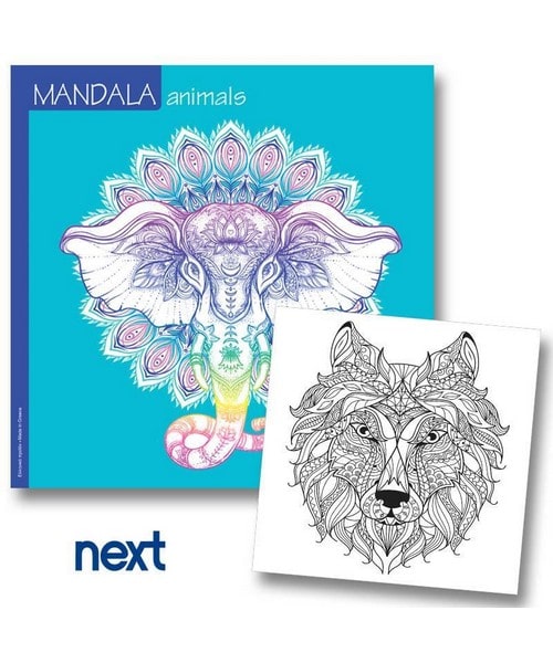 Βιβλίο ζωγραφικής Mandala animals 36φ