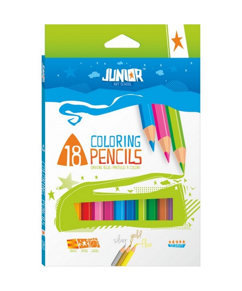 Ξυλομπογιές Junior 18 χρώματα 