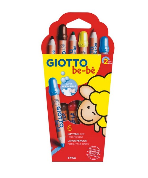 Ξυλομπογιές Giotto bebe Super Large Pencils 466400